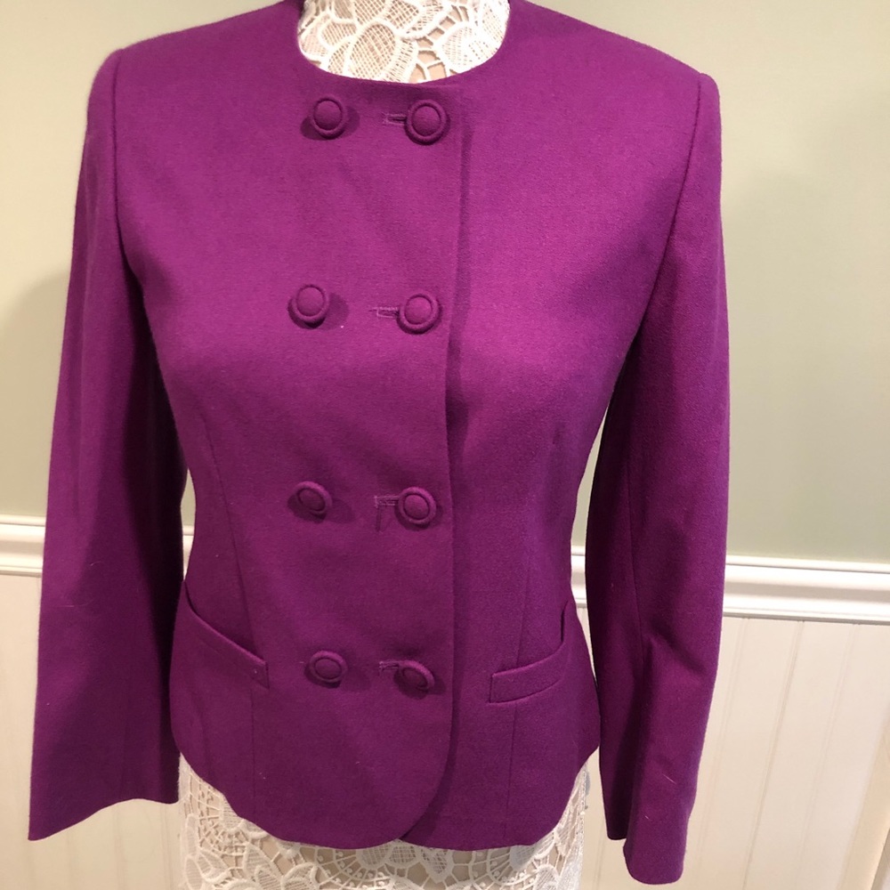 Pendleton Cropped Blazer Virgin Wool - image 1